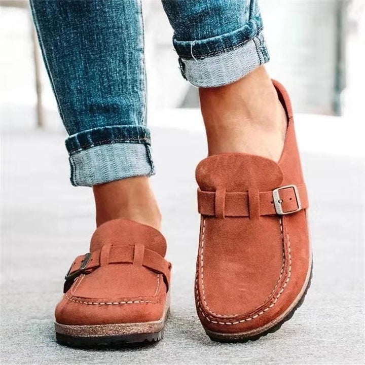 Olga | Kvinne Slip On Loafers med Spenne