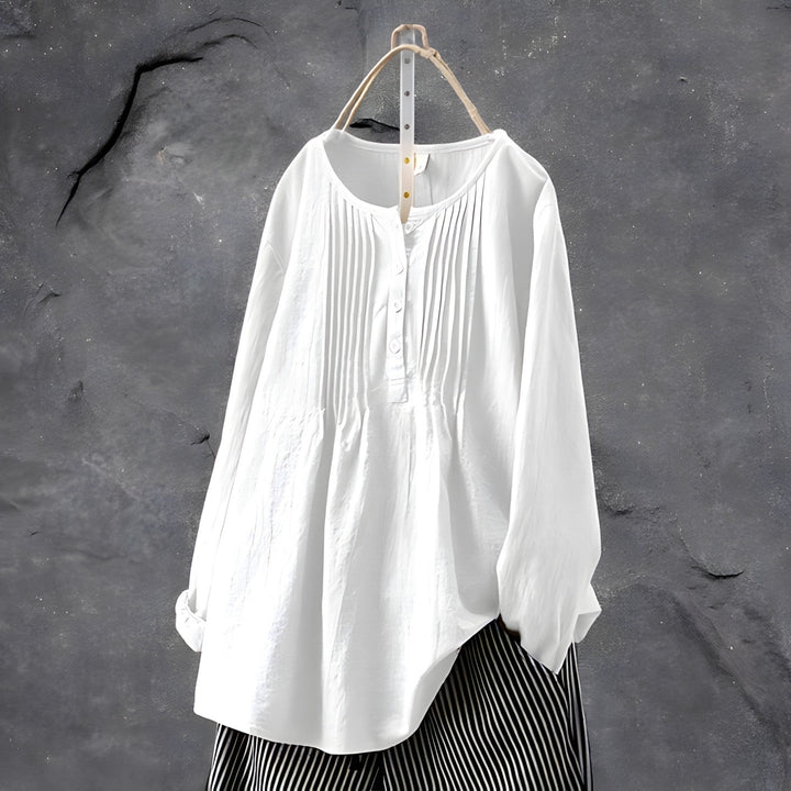 Alette | Stilig Bluse med Løs Passform for Kvinner