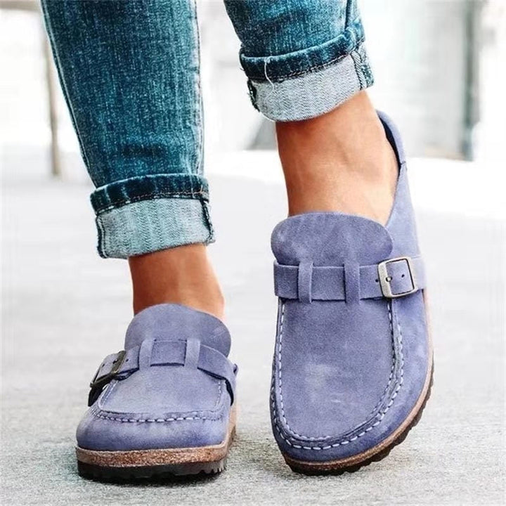Olga | Kvinne Slip On Loafers med Spenne