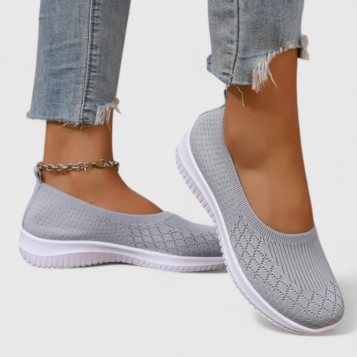 Klara | Kvinnenes Lettvekt Slip On Strikkede Sko