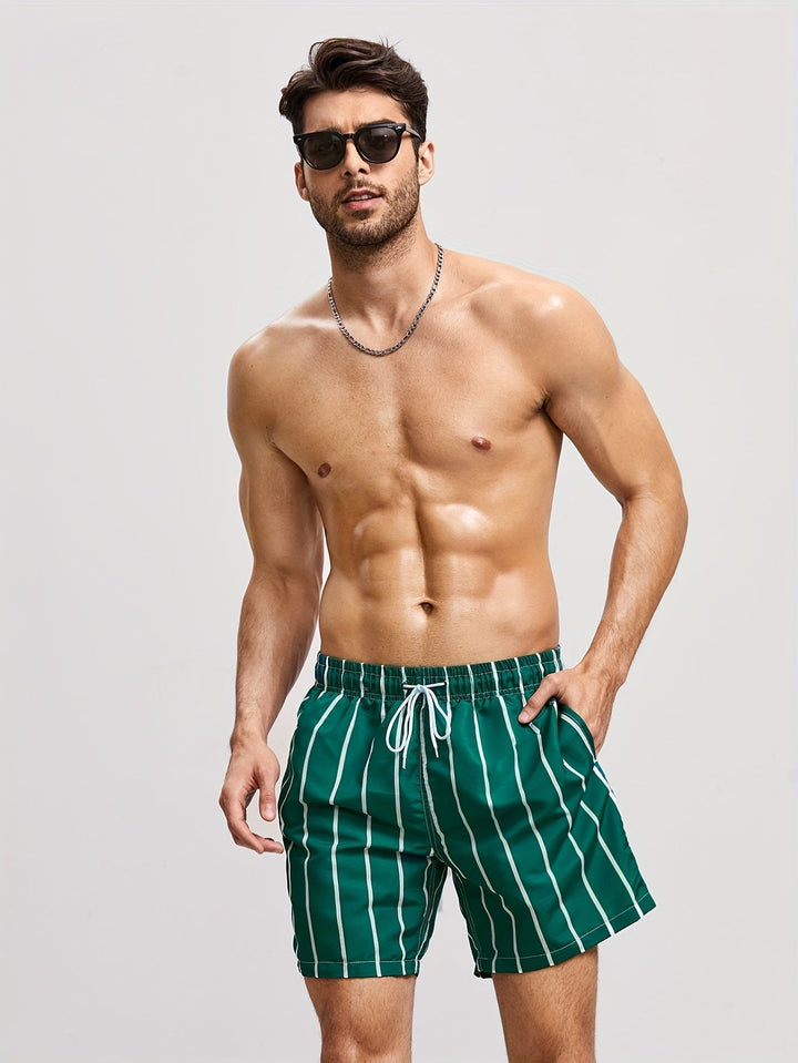 Tomas | Komfortable Stripete Sommershorts