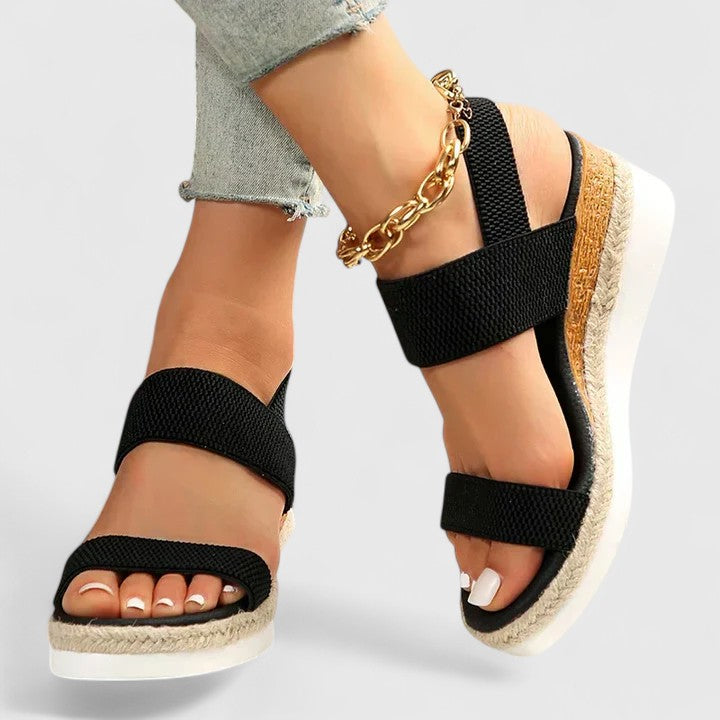 Dagmar | Kvinne Orthopediske Plattformsandaler med Stropper