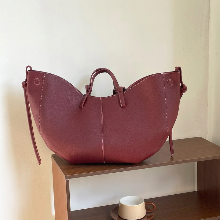 Novalie | Elegant Rymlig Tote Bag med Dubbla Handtag
