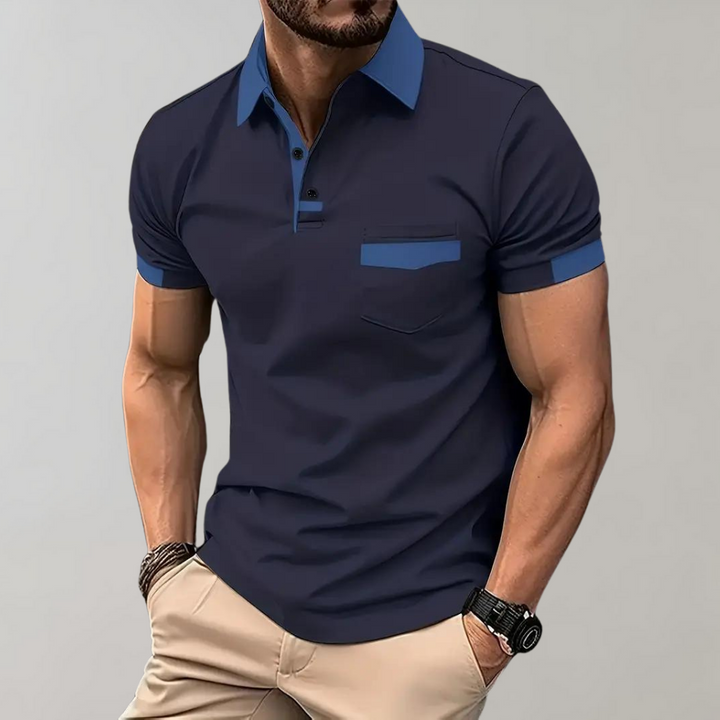 Daniel | Uformell og Elegant Polo med Korte Ermer