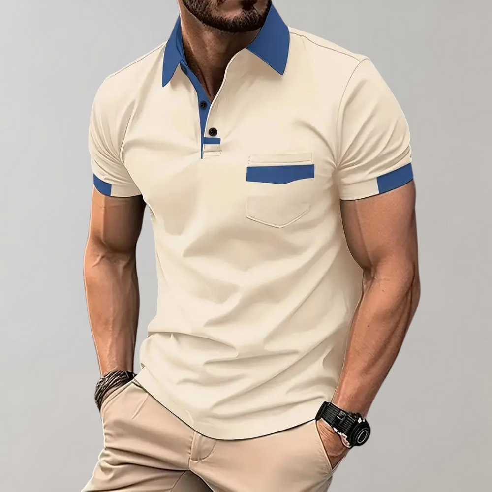 Daniel | Uformell og Elegant Polo med Korte Ermer