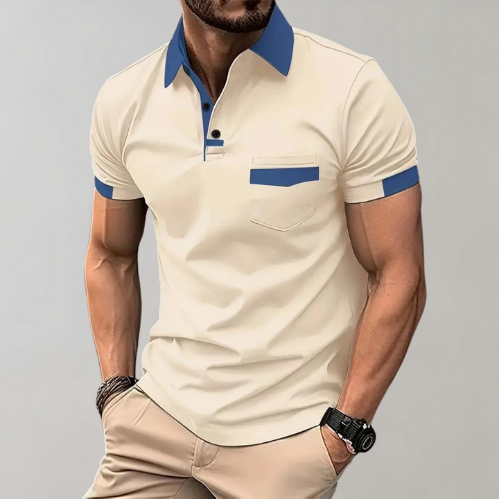 Daniel | Uformell og Elegant Polo med Korte Ermer