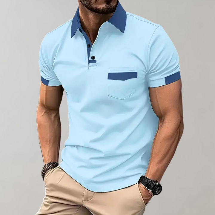 Daniel | Uformell og Elegant Polo med Korte Ermer