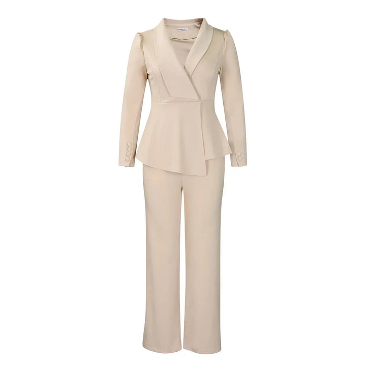 Ragna | Elegant formell sett med skreddersydd lang blazer for kvinner