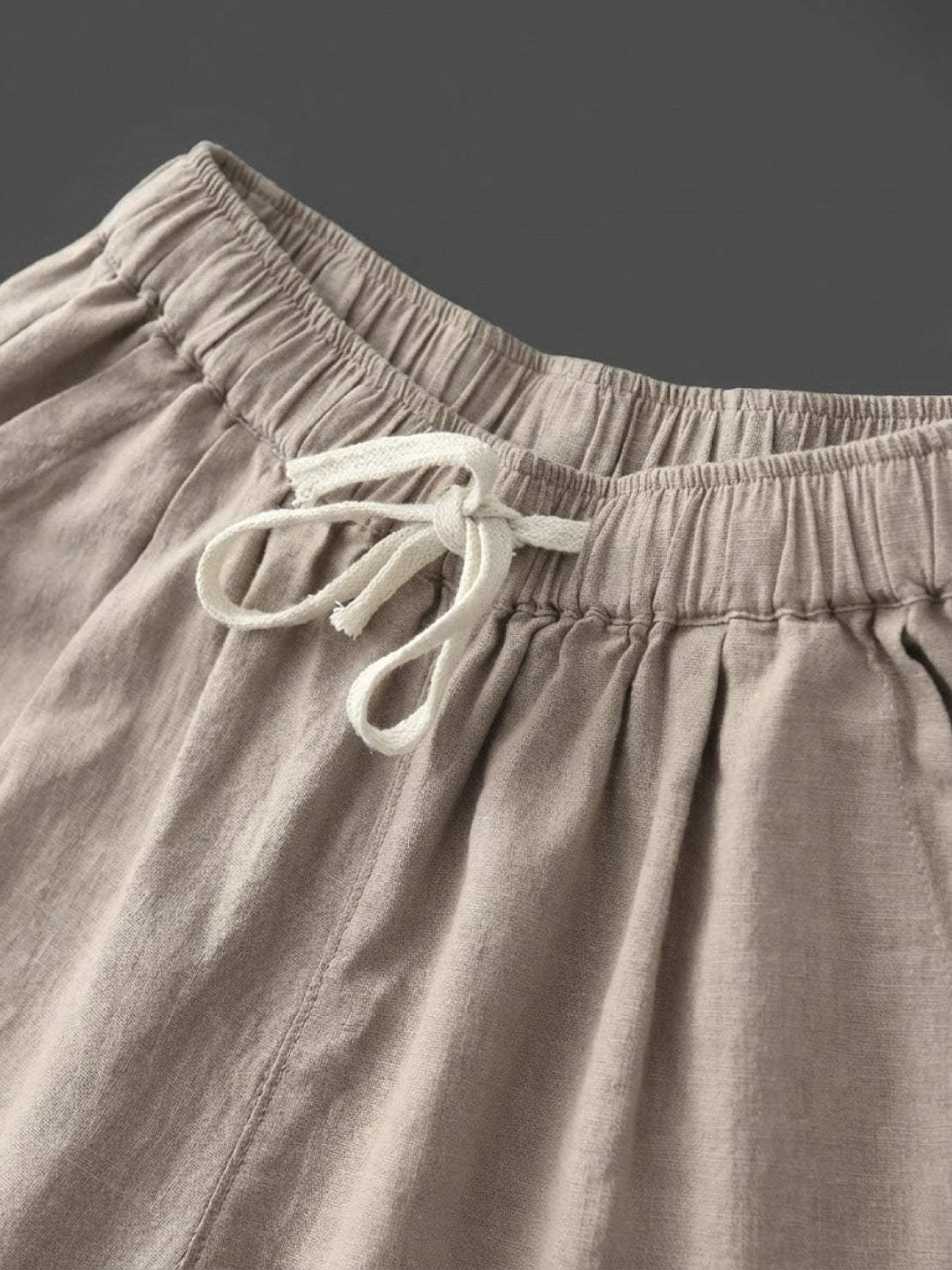 Susanne | Kvinne Drawstring Midje Avslappet Slim Fit Bukser