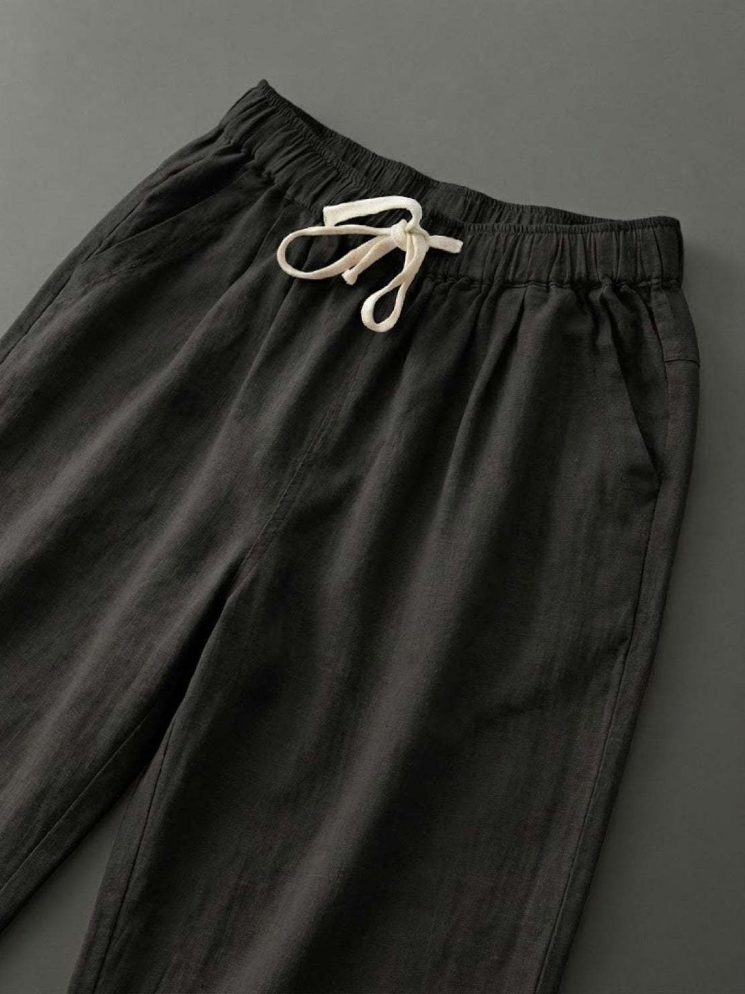 Susanne | Kvinne Drawstring Midje Avslappet Slim Fit Bukser
