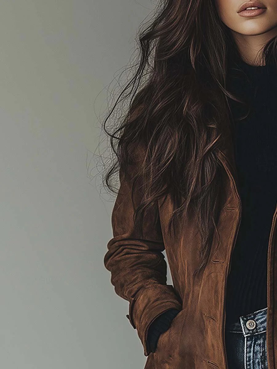 Mathilde | Dobbelspent lang trenchcoat Klassisk skreddersydd frakk