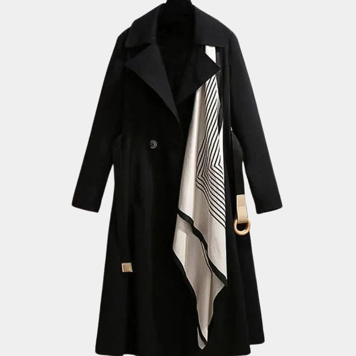 Nora | Lady Elegant Belted Trench Coat Klassisk Snitt Hverdag Frakk
