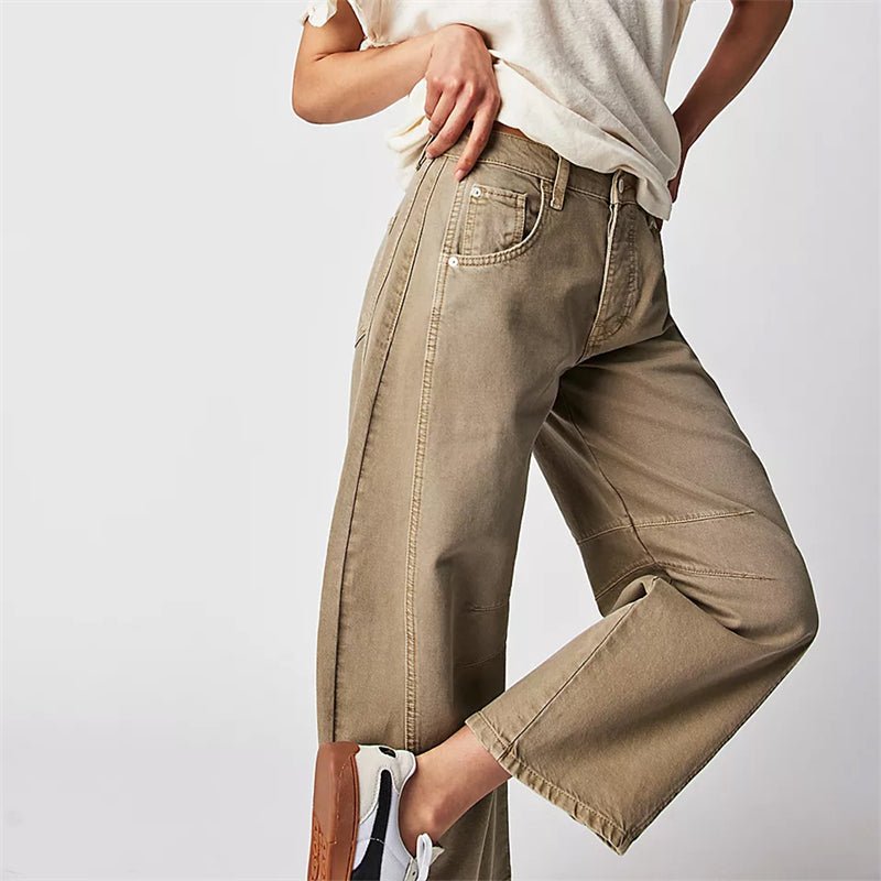 Ida | Kvinnenes Høytaljede Barrel-Leg Jeans Med Avslappet Passform