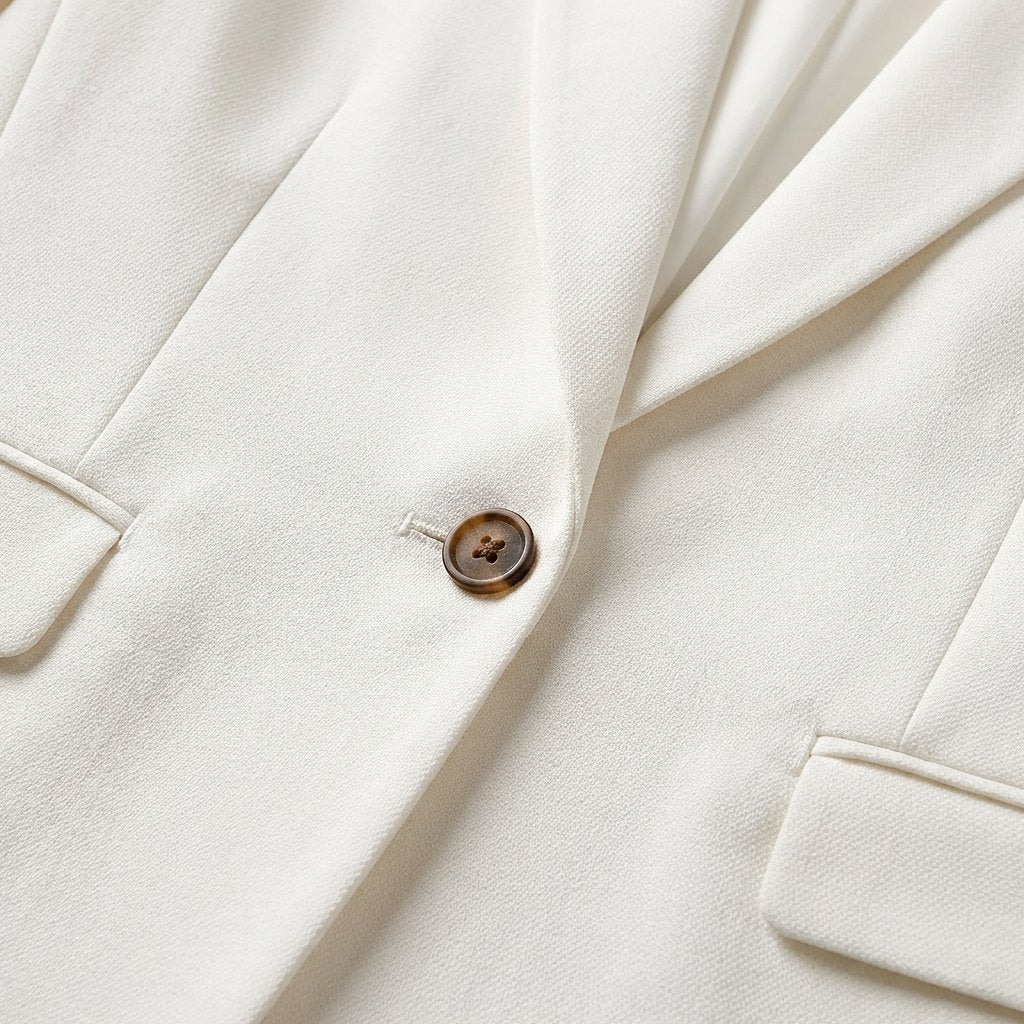 Sofia | Kvinne Klassisk Single Button Blazer Skreddersydd Passform