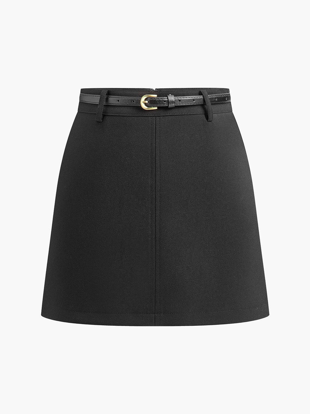 Olivia | Kvinners Mini Skjørt med Matchende Belte