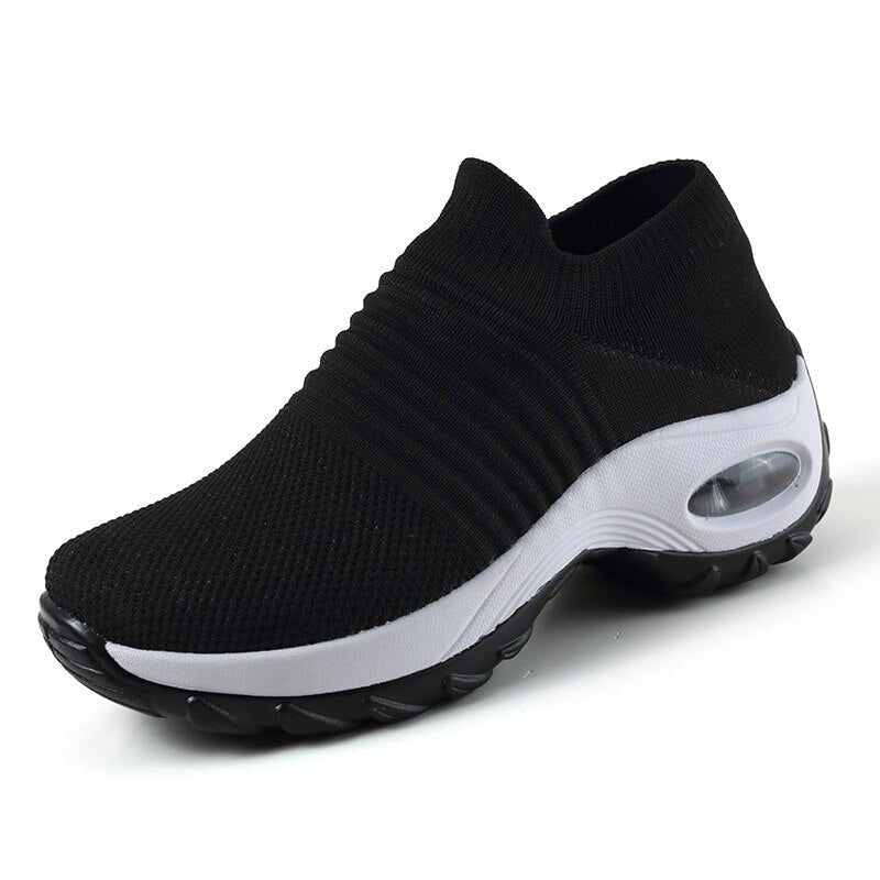 Sofia | Kvinne Orthopedisk Minne Skum Slip-On Sneakers