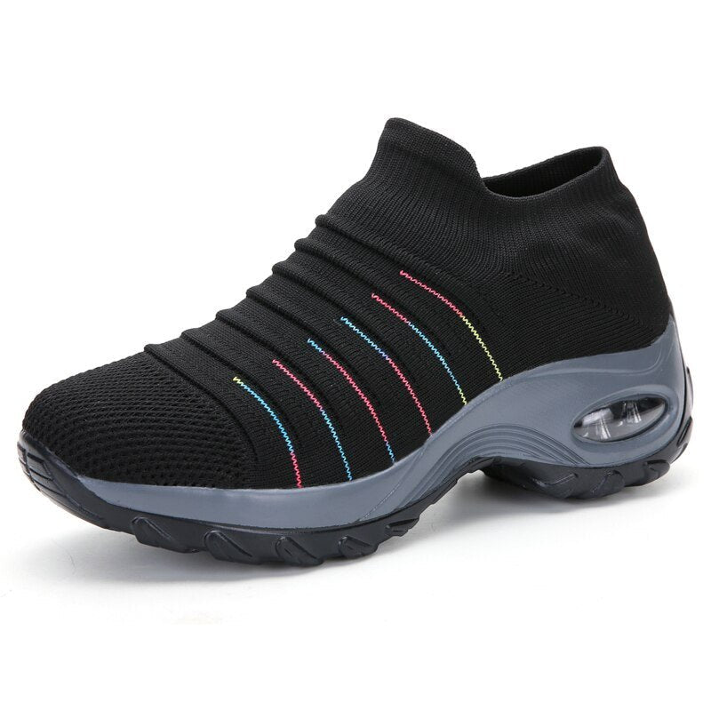 Sofia | Kvinne Orthopedisk Minne Skum Slip-On Sneakers