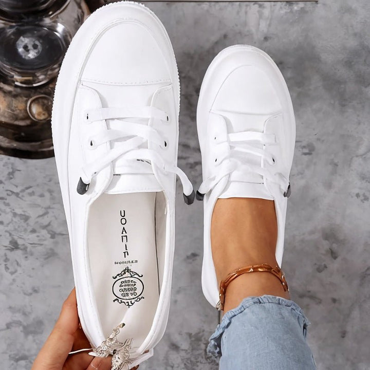Olivia | Kvinne Orthopediske Sneakers Hvit Komfort Støtte