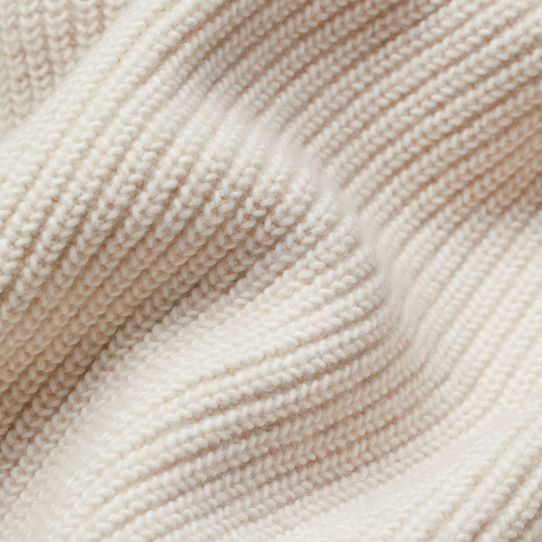 Freja | Kvinne Oversized Strikket Cardigan Løs Passform Lommer