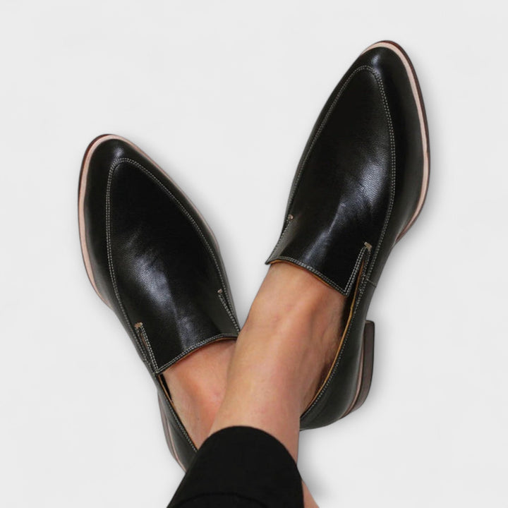 Malene | Kvinnenes Klassiske Slip On Flate Loafers