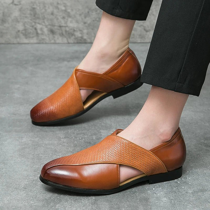 Mathias | Fisker Sandaler Lærsko Loafers Crossover Lukkede Tær
