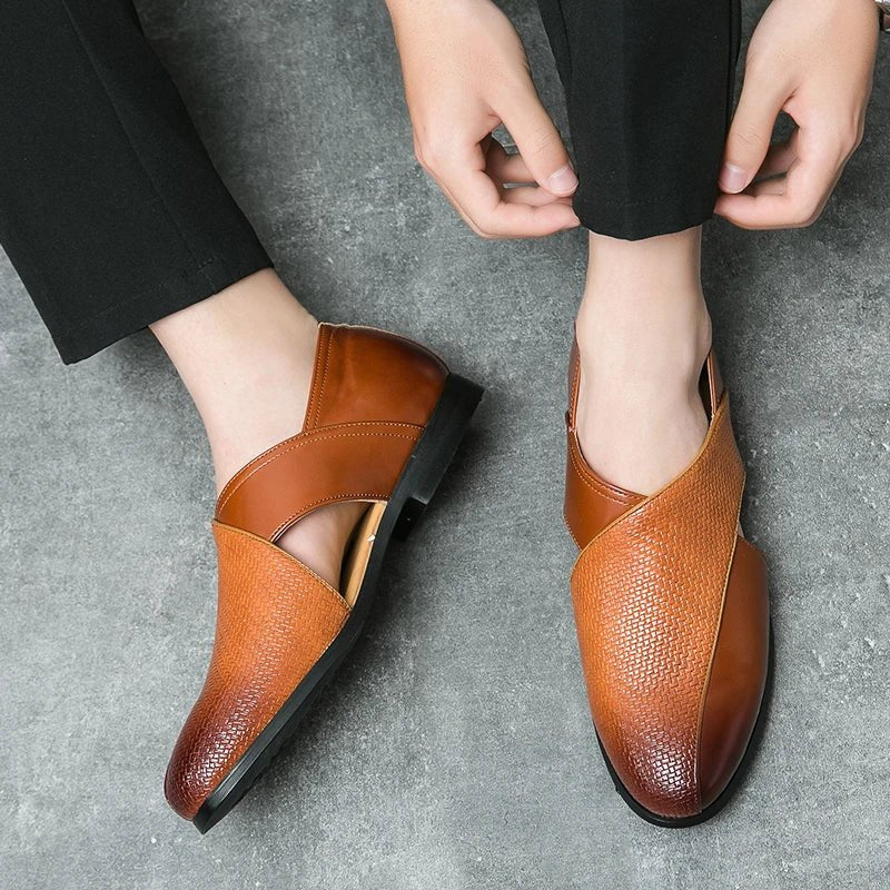 Mathias | Fisker Sandaler Lærsko Loafers Crossover Lukkede Tær