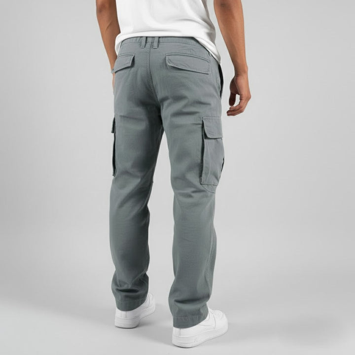 Jørn | Herre cargo bukser med avslappet passform og sidelommer i streetwear stil