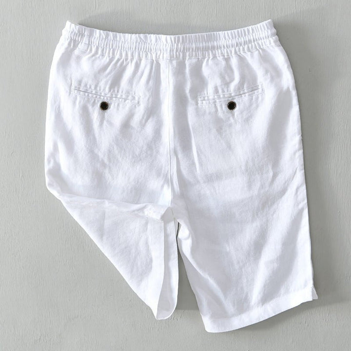 Malthe | Herre Løse Linshorts med Snor