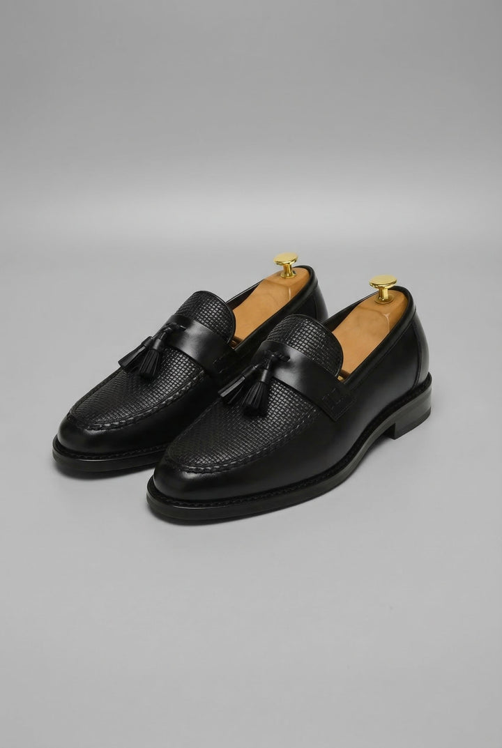 Oliver | Herres Klassiske Vevde Slip-On Loafers