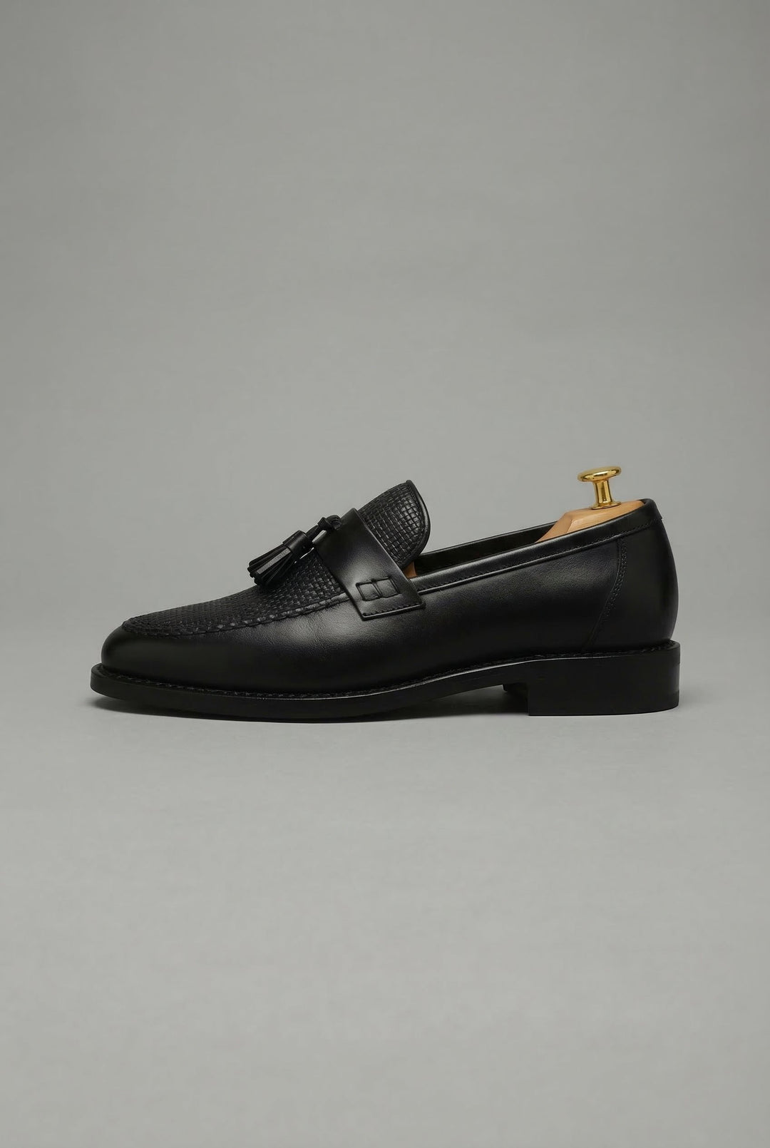 Oliver | Herres Klassiske Vevde Slip-On Loafers