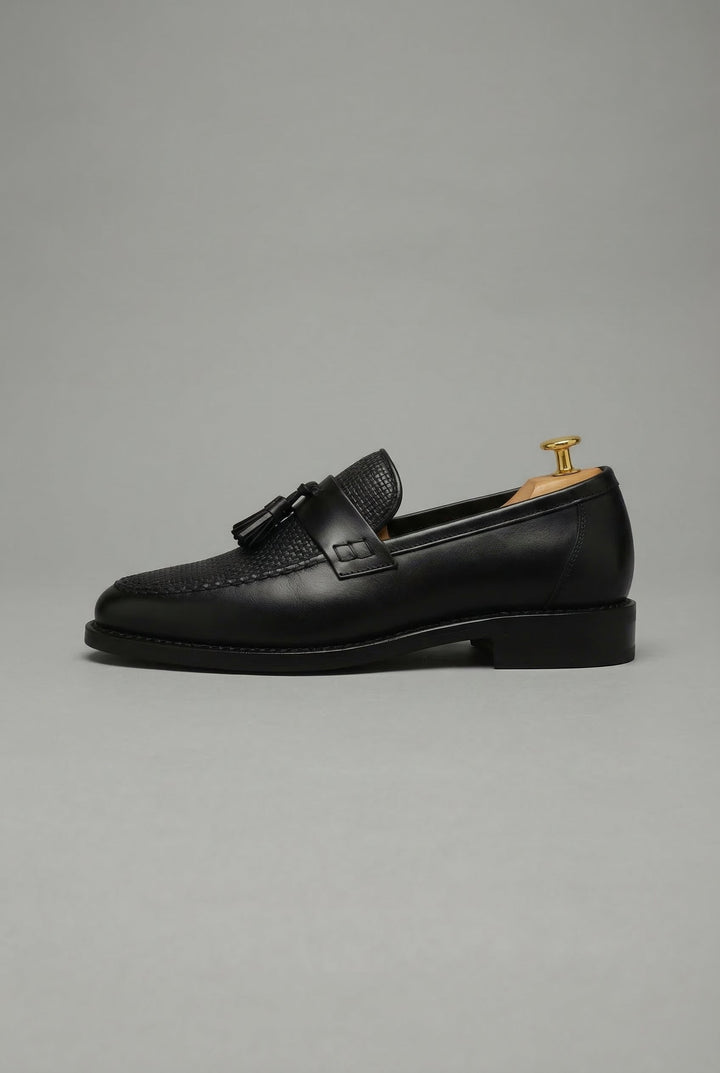 Oliver | Herres Klassiske Vevde Slip-On Loafers