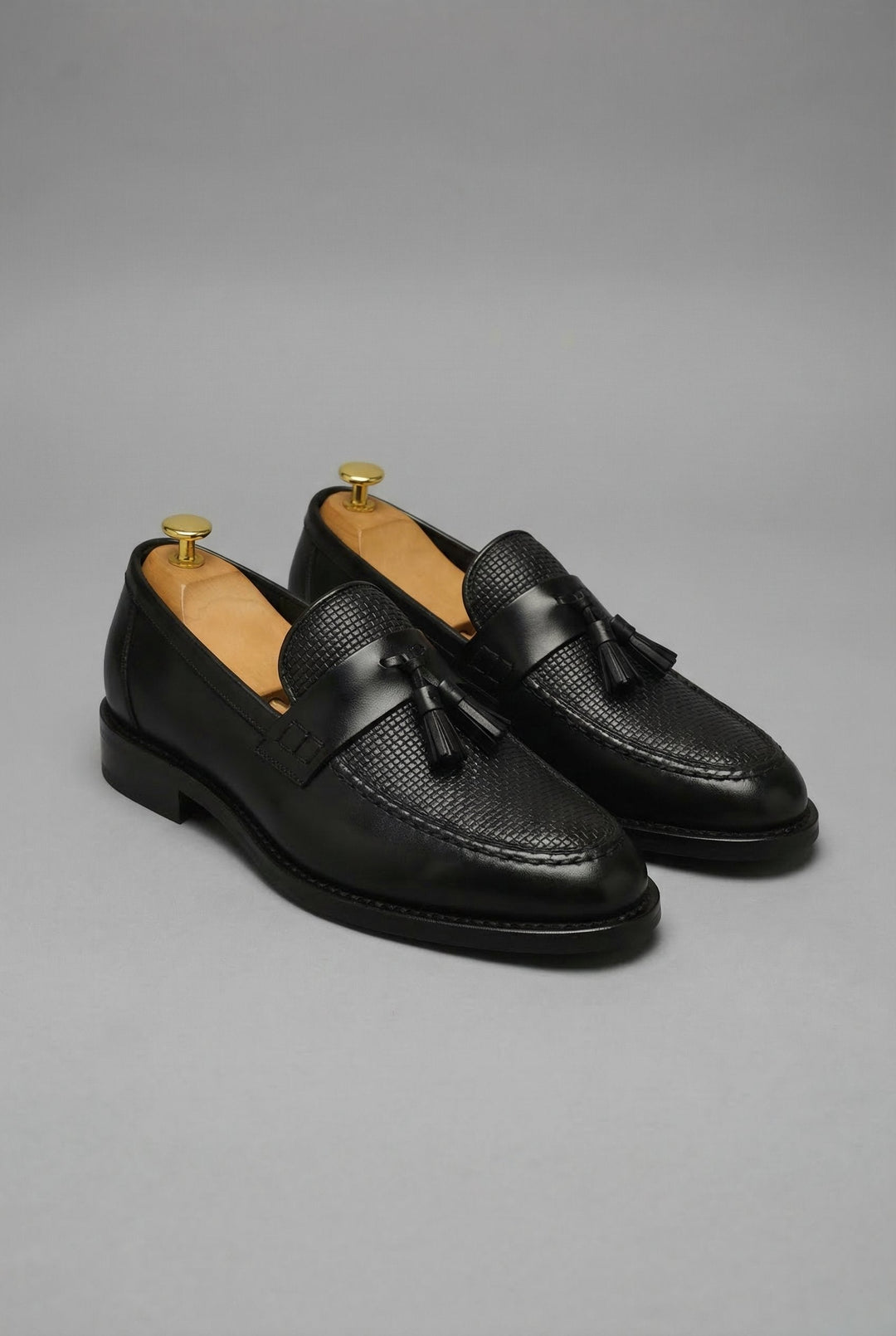Oliver | Herres Klassiske Vevde Slip-On Loafers