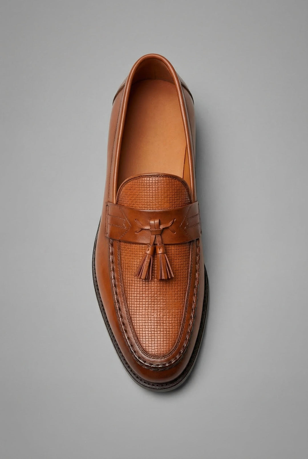 Oliver | Herres Klassiske Vevde Slip-On Loafers