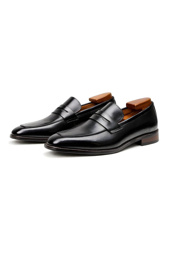 Magnus | Herre Slip-On Penny Loafers Klassisk Formell Lærutseende