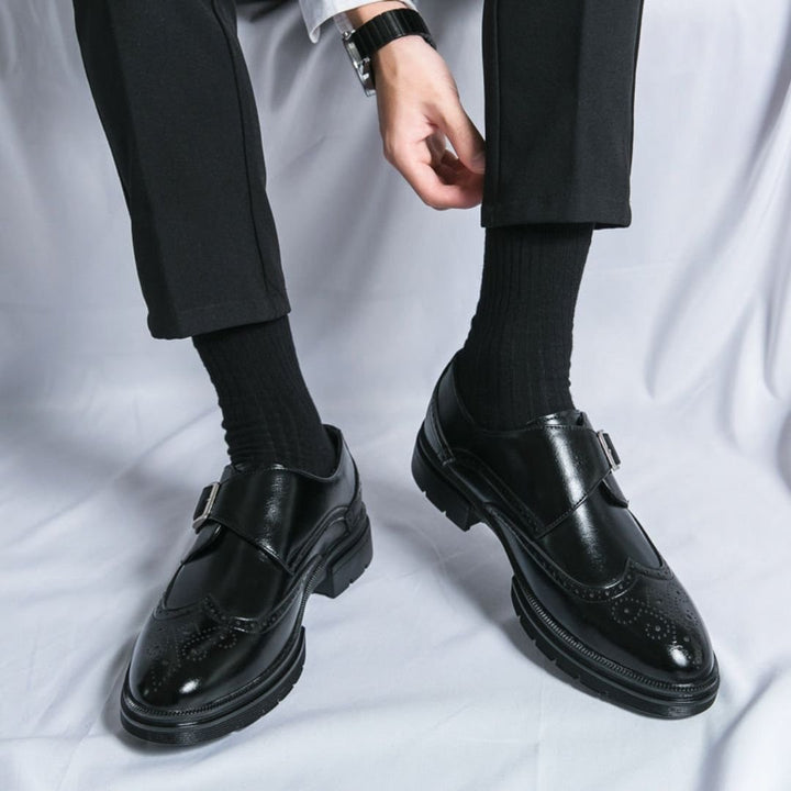 Frederik | Herre Monk Strap Wingtip Brogue Formelle Lærersko