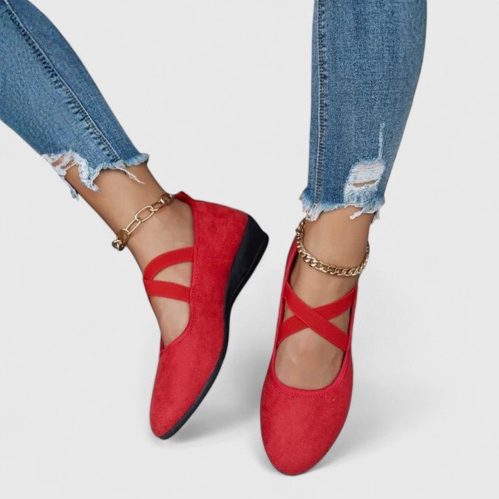Josefine | Kvinne Orthopediske Elastiske Slip-On Flate Sko