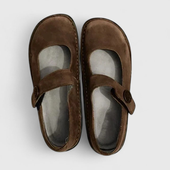 Vilma | Kvinne Slip On Sko med Stroppdetalj