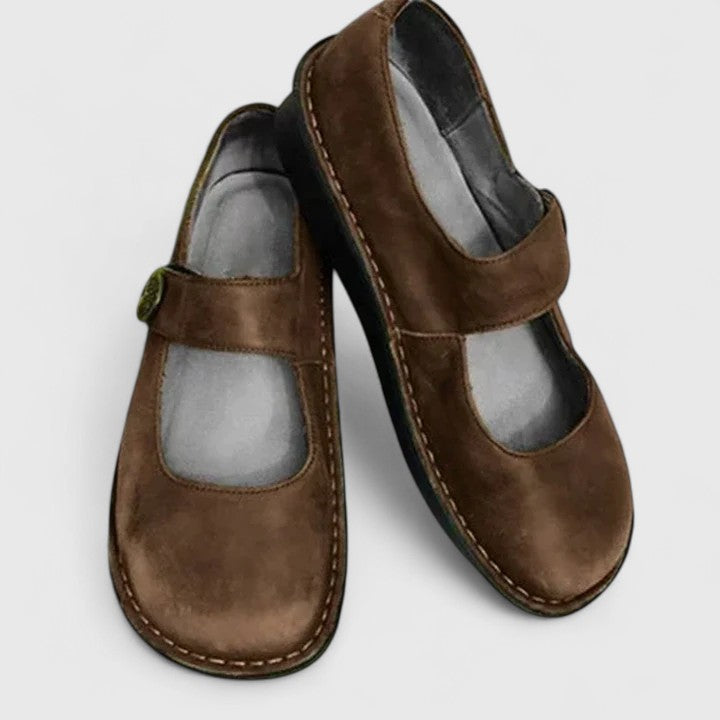 Vilma | Kvinne Slip On Sko med Stroppdetalj