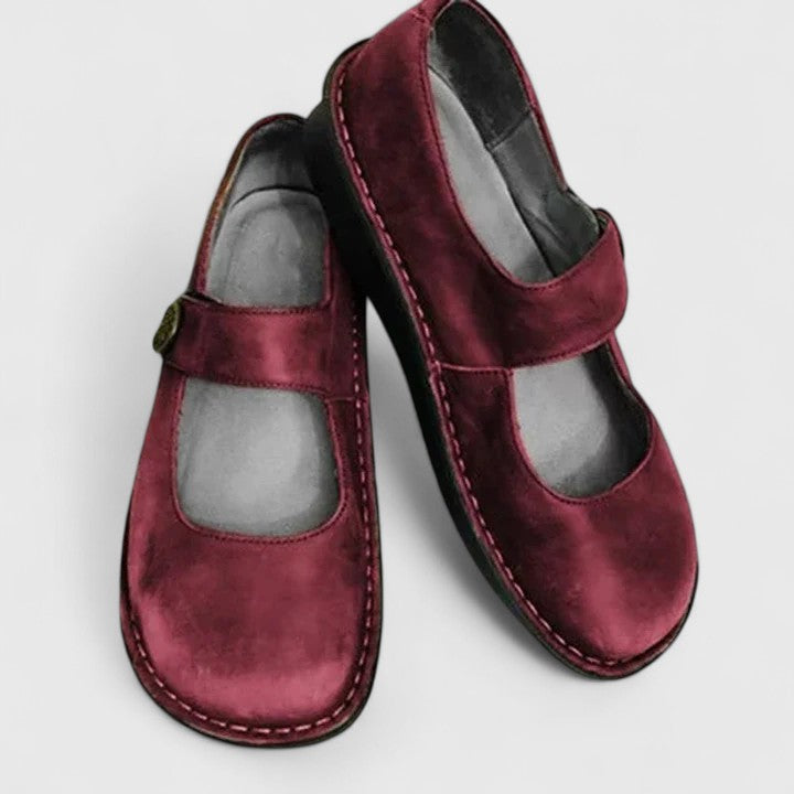 Vilma | Kvinne Slip On Sko med Stroppdetalj