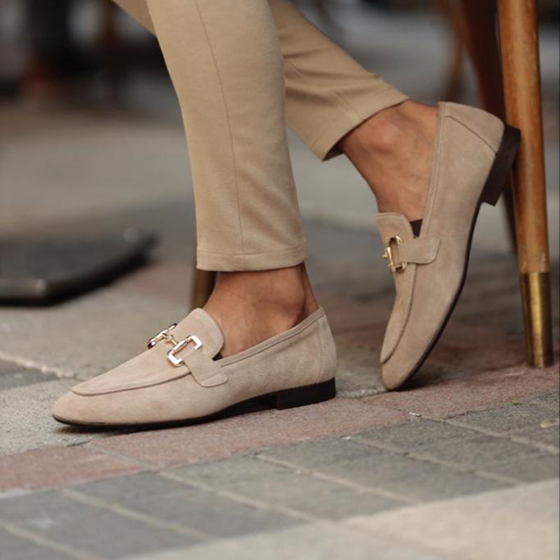 Alfred | Herre Slip-On Loafers med Metalldetaljer