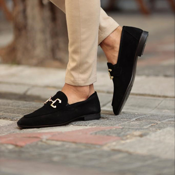 Alfred | Herre Slip-On Loafers med Metalldetaljer
