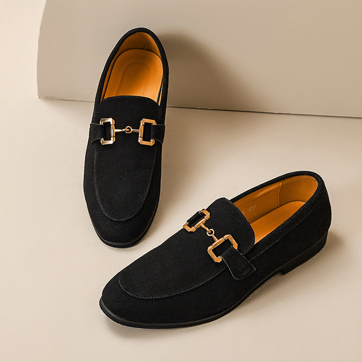 Alfred | Herre Slip-On Loafers med Metalldetaljer