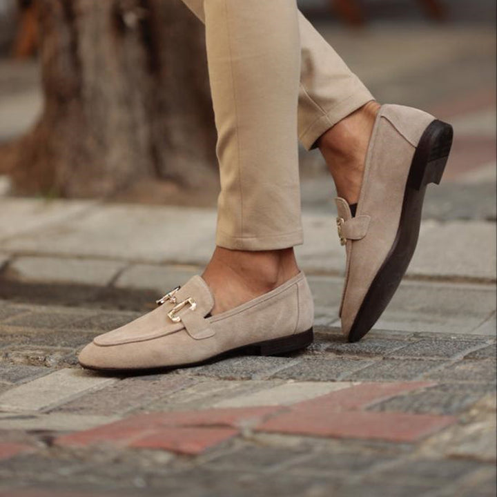 Alfred | Herre Slip-On Loafers med Metalldetaljer