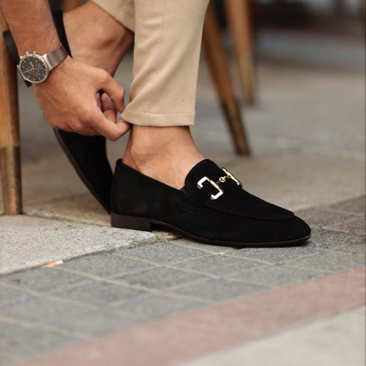 Alfred | Herre Slip-On Loafers med Metalldetaljer