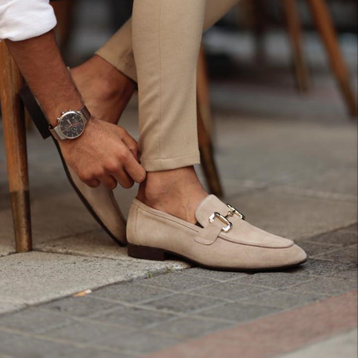 Alfred | Herre Slip-On Loafers med Metalldetaljer