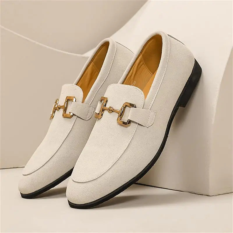 Alfred | Herre Slip-On Loafers med Metalldetaljer