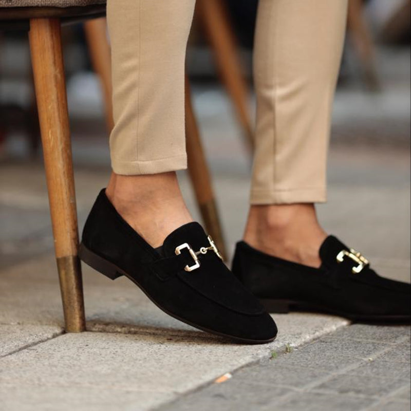 Alfred | Herre Slip-On Loafers med Metalldetaljer