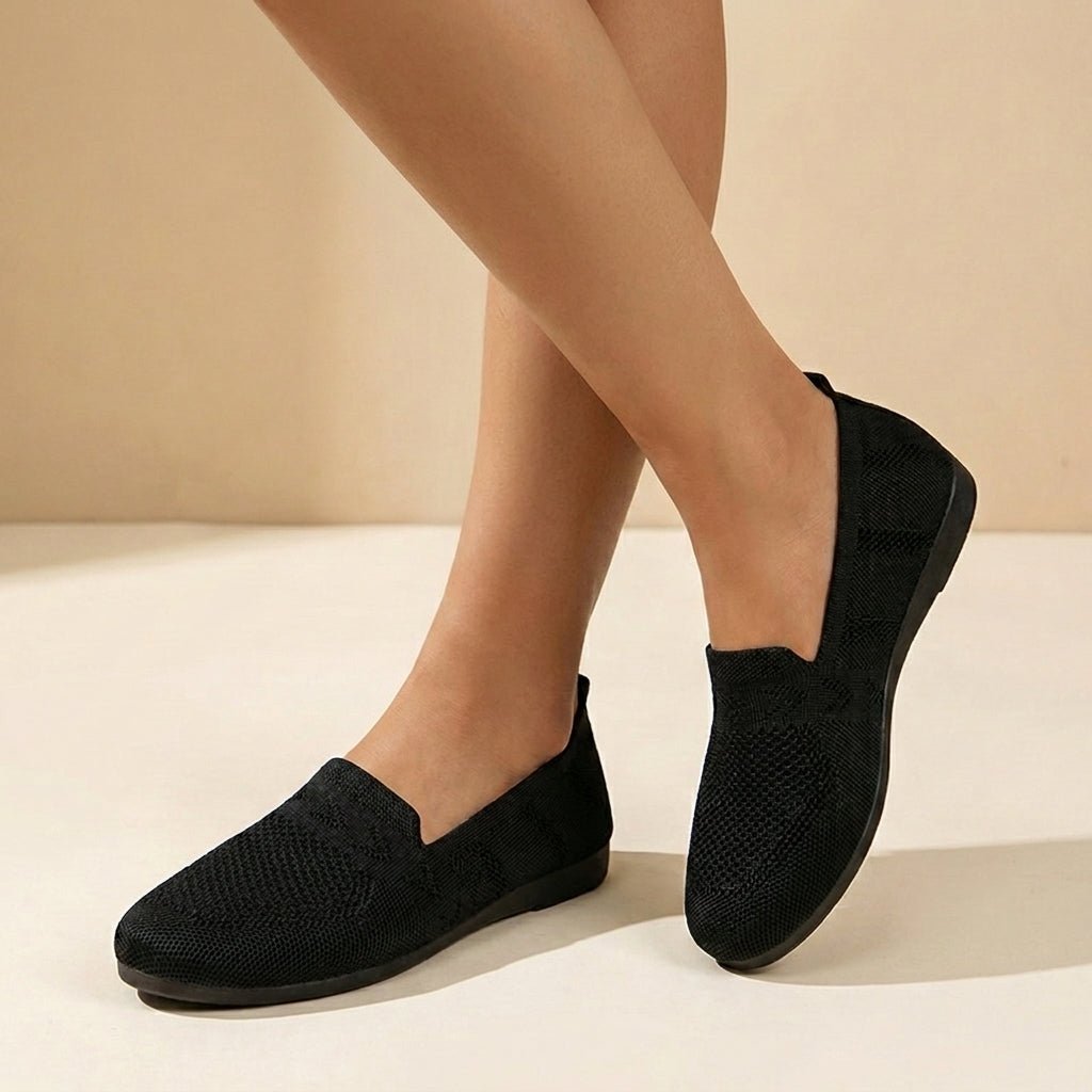 Sofia | Orthopediske Slip-On Ballerinaer Strikket Komfort for Kvinner