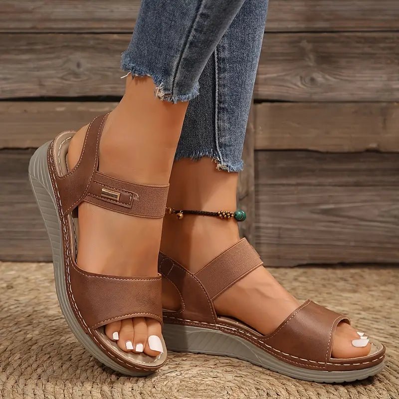 Ida | Ortopediske Sandaler Kvinner Komfort Velcro Plattform