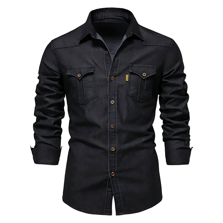 Egon | Stilig og Casual Denim Skjorte